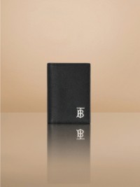 Monogram Motif Grainy Leather Folding Card Case