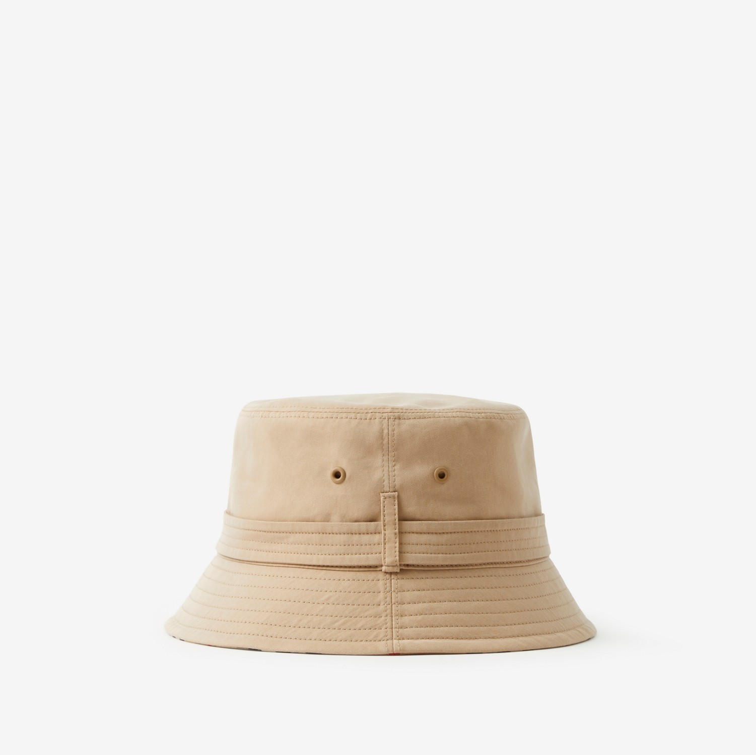 棉质嘎巴甸束带设计渔夫帽