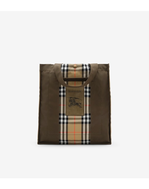 格纹 Trench 托特包