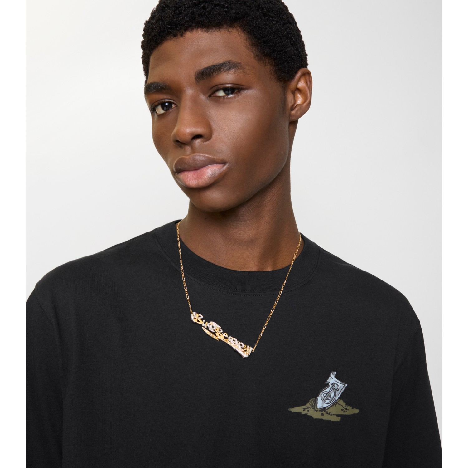 品牌徽标链饰项链