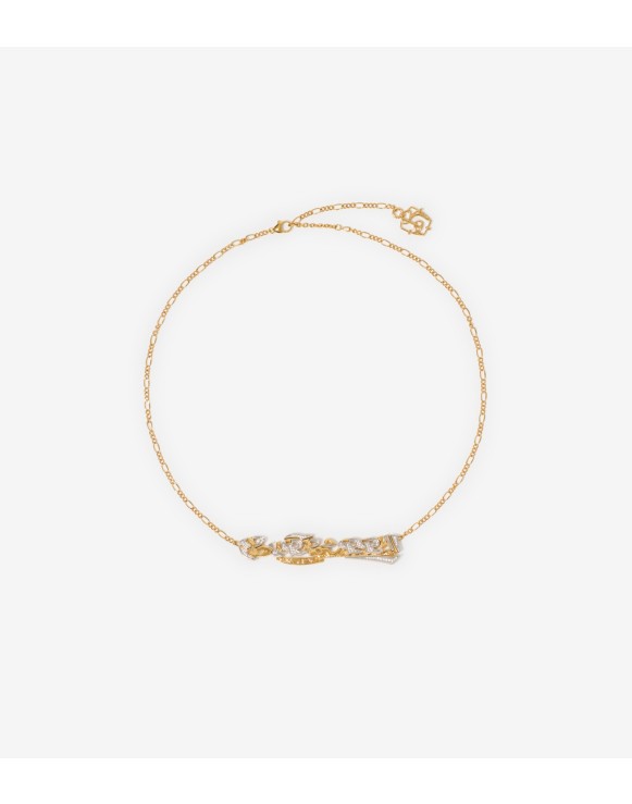 品牌徽标链饰项链