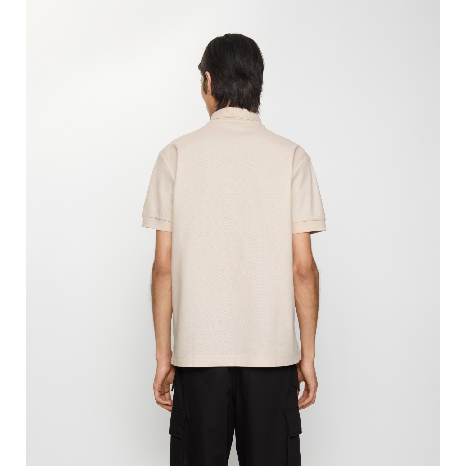 金属马术骑士徽标棉质 Polo 衫
