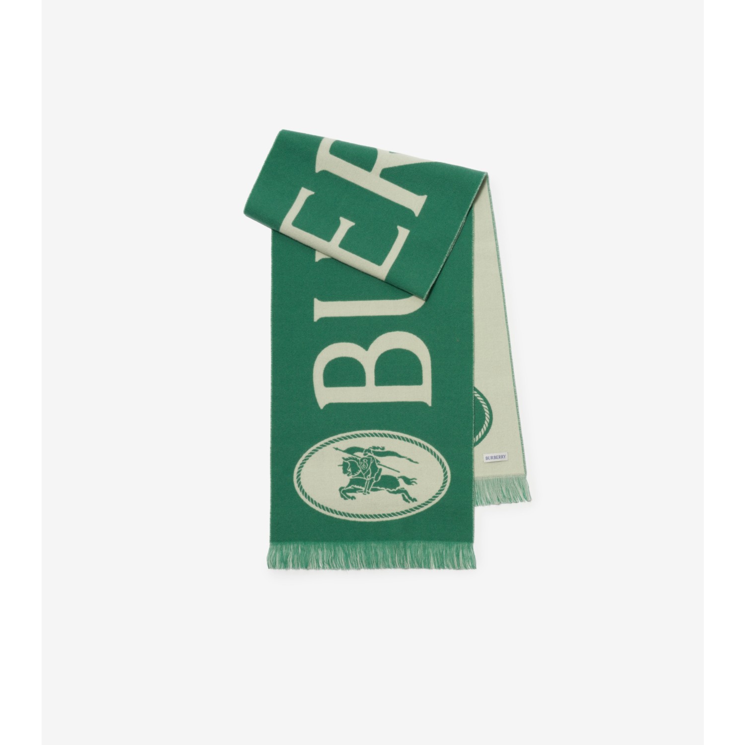 徽标装饰羊毛围巾