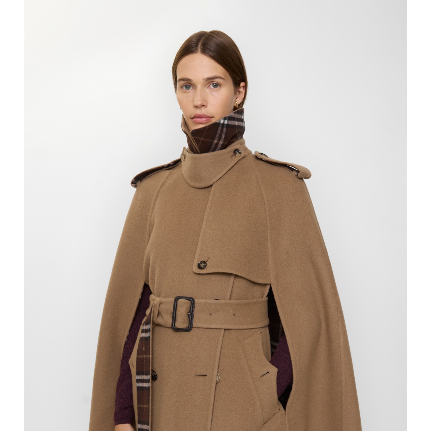 羊毛 Belmont Trench 斗篷