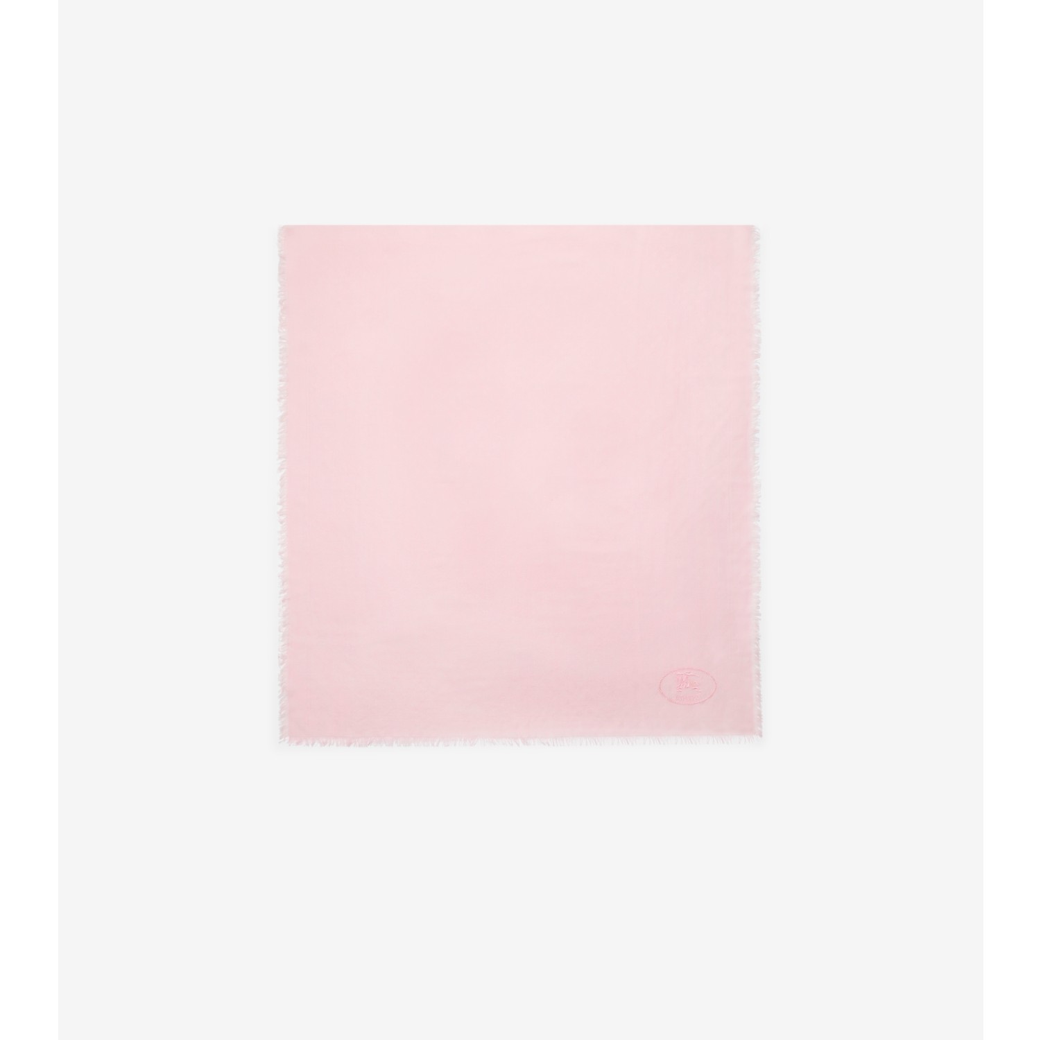 宽版格纹丝毛混纺围巾