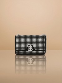 Crystal Leather Long TB Bag