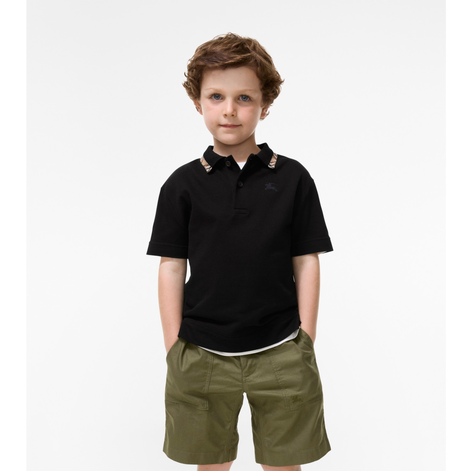棉质珠地网眼布 Polo 衫