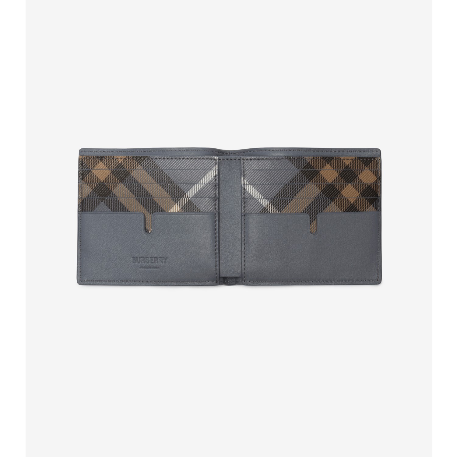 波普艺术格纹双折钱夹