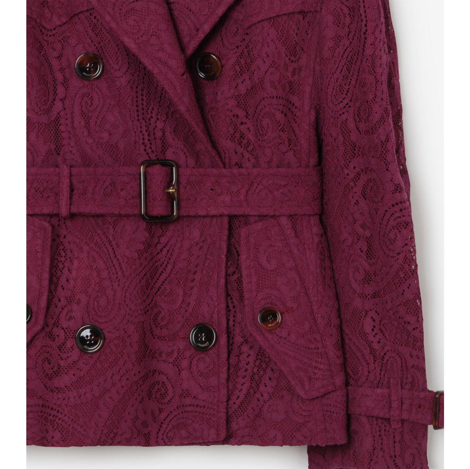 短款佩斯利蕾丝 Foxfield Trench 风衣