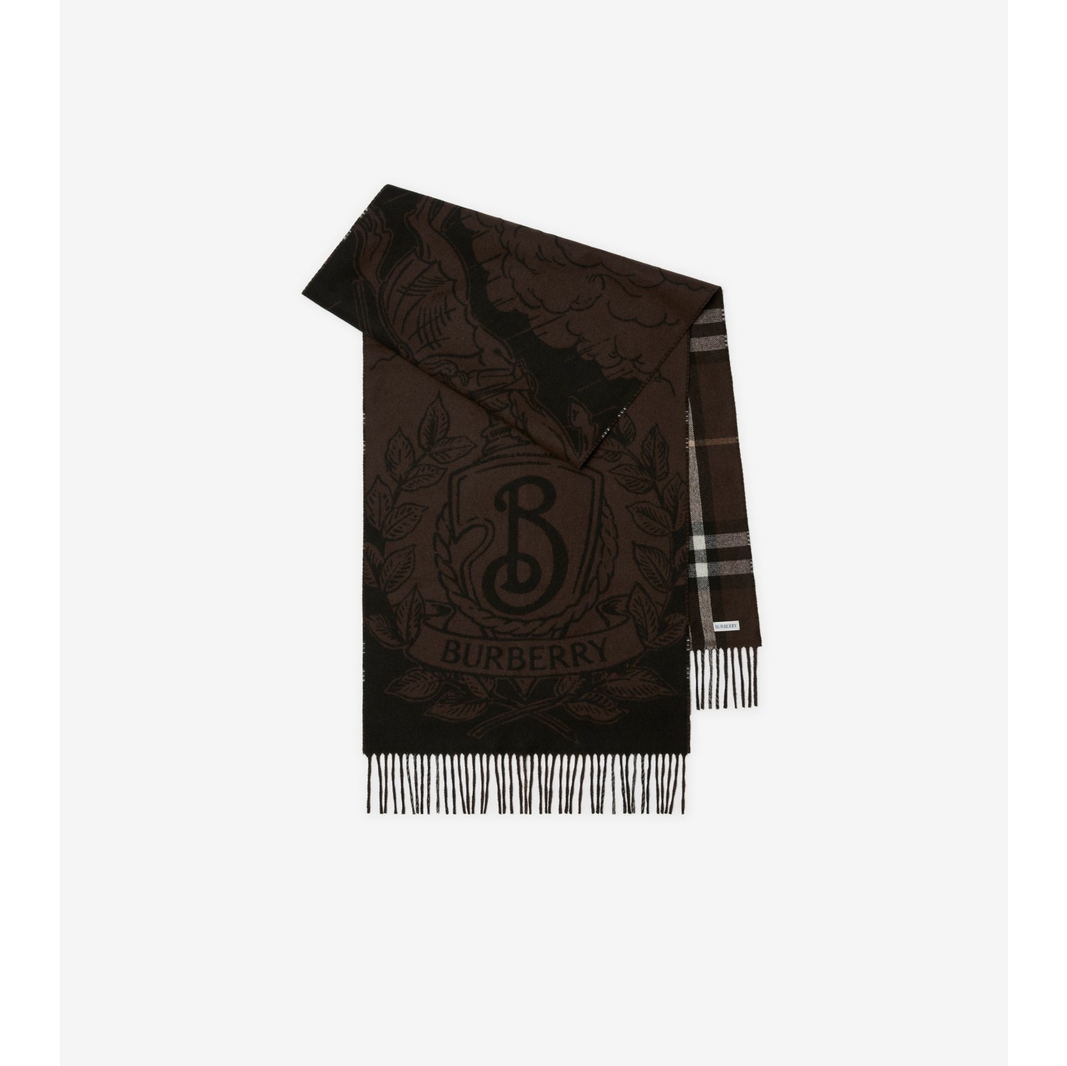 宽版双面两用风暴骑士图案围巾