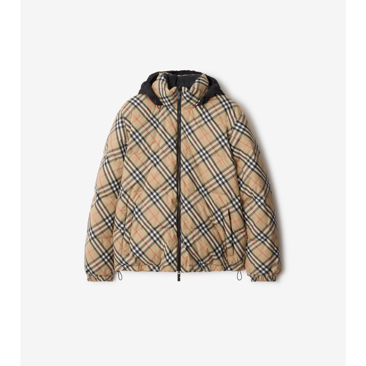 双面两穿格纹 Snowdon 羽绒服