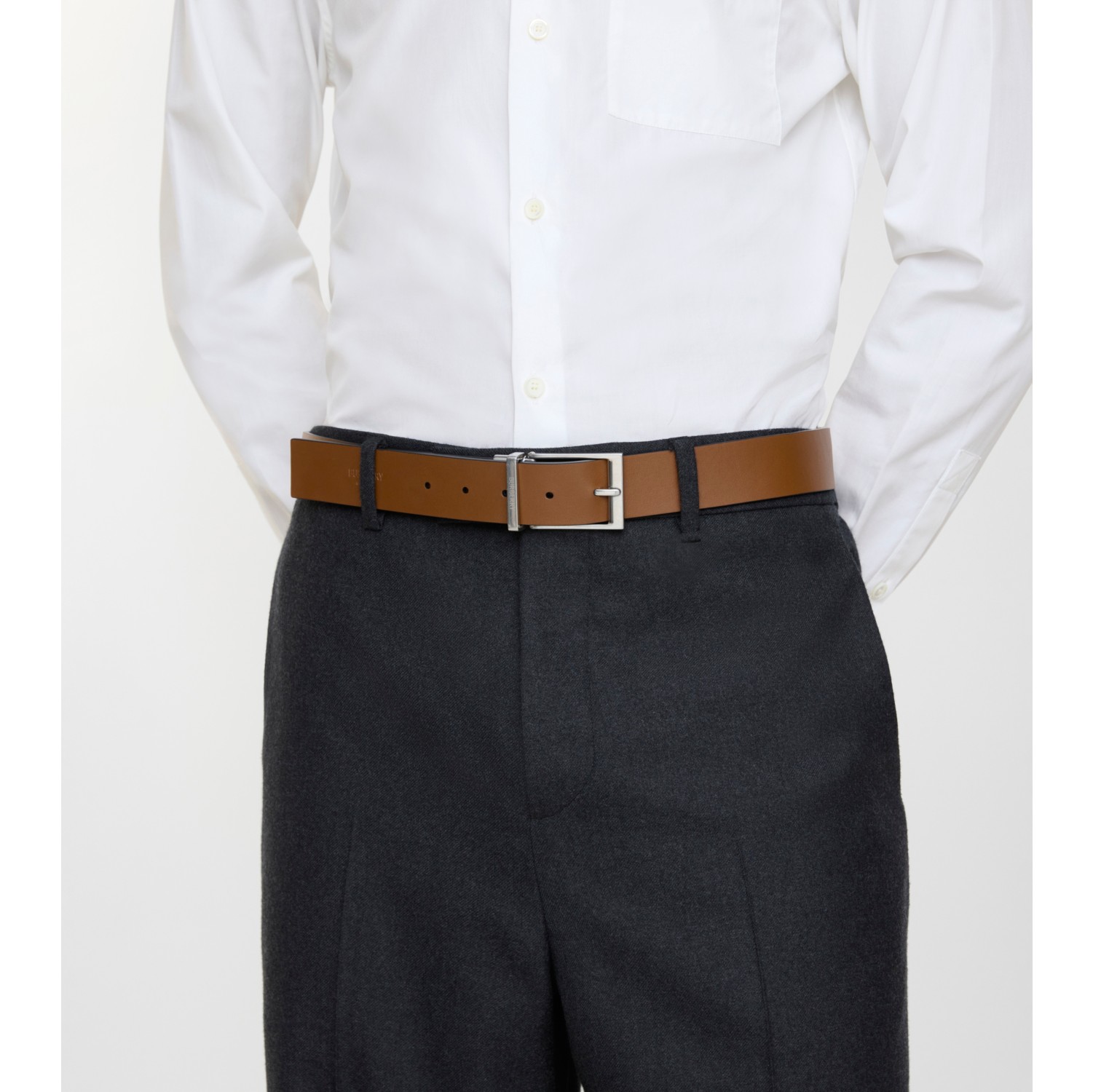 双面两用皮革腰带