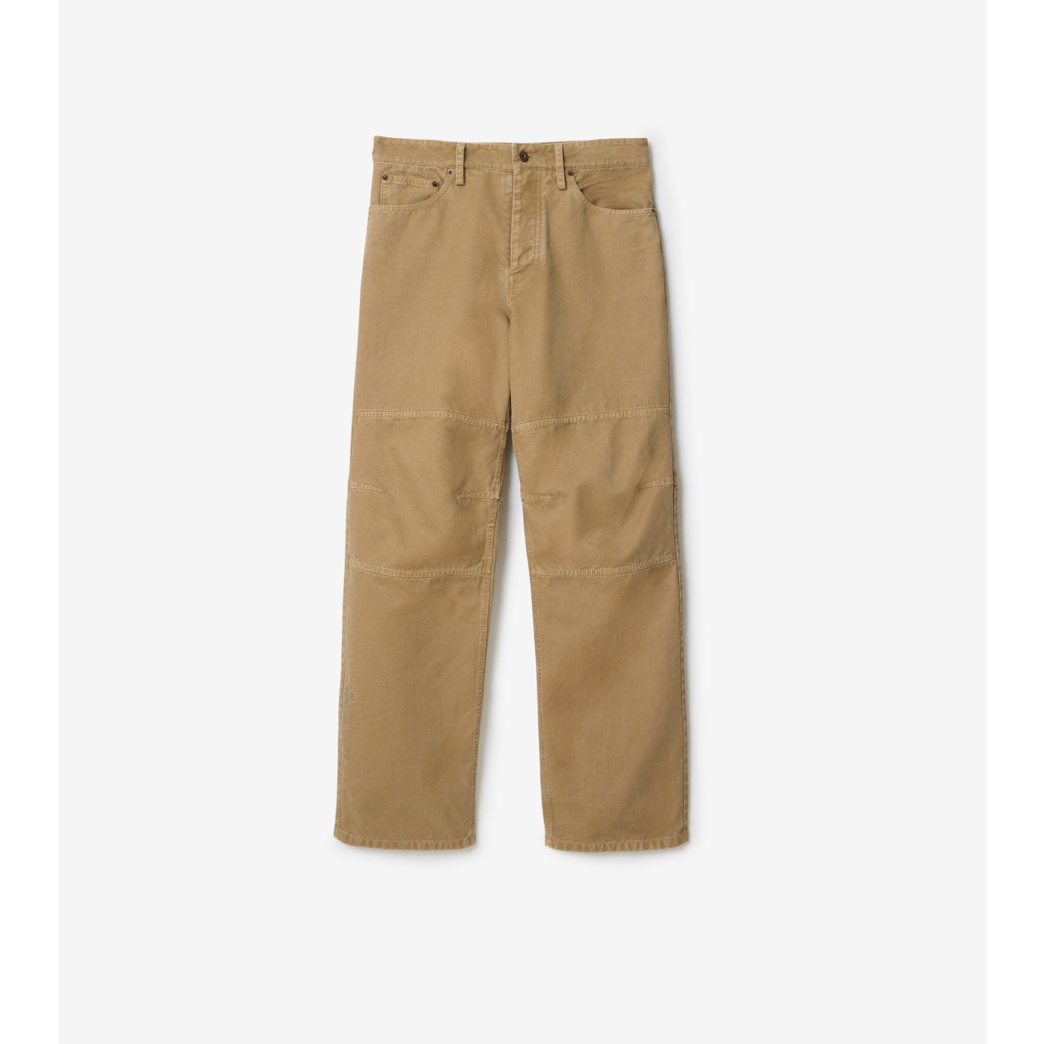 棉质帆布工装长裤