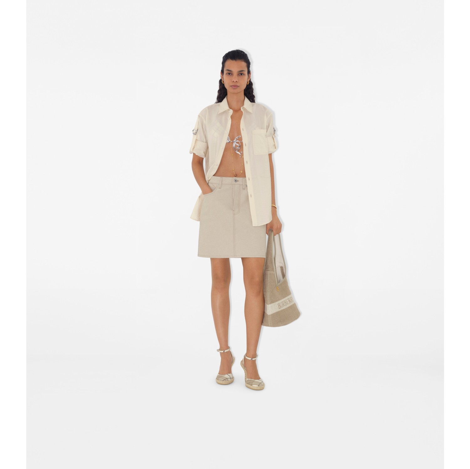 常规版型丝质混纺衬衫