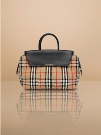 Check Bouclé Medium Catherine Bag