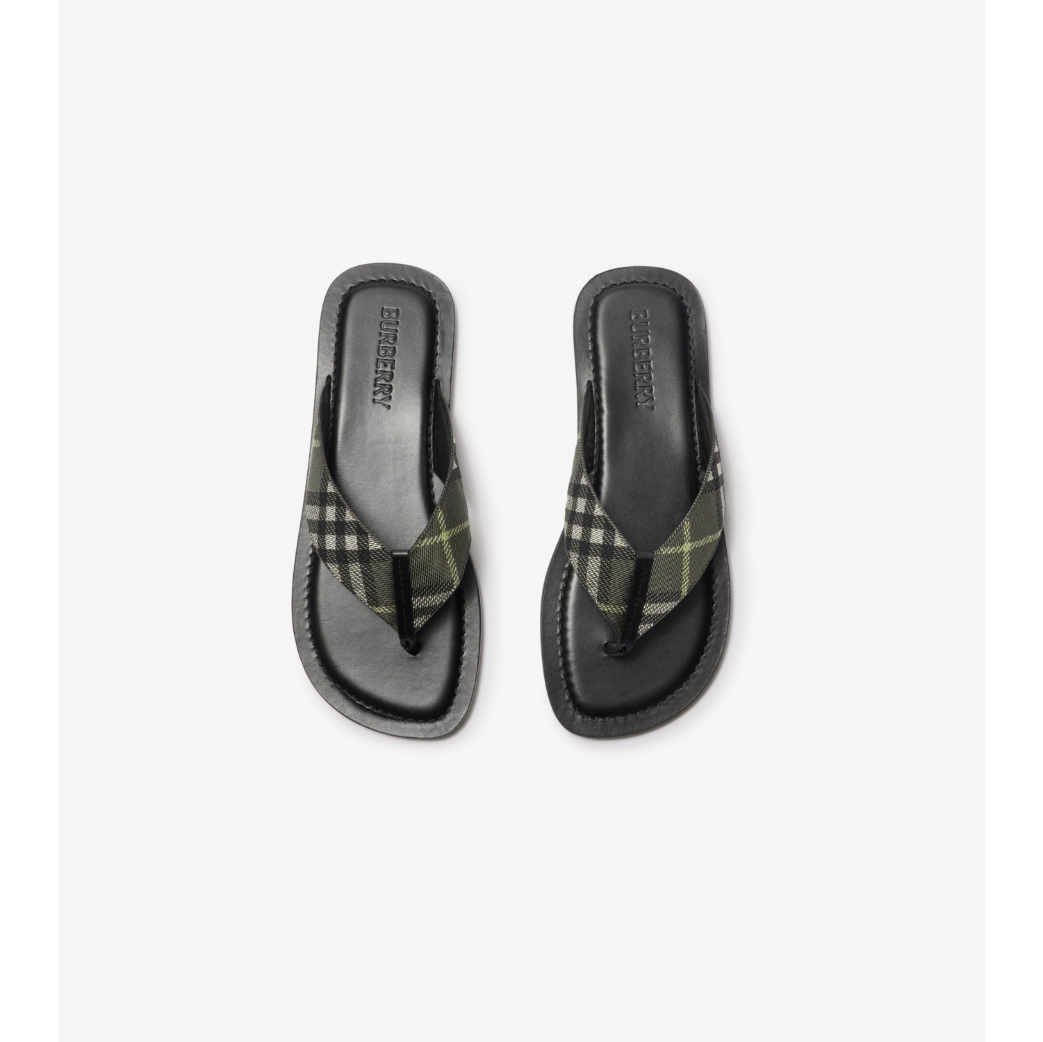 格纹 Pavilion 凉鞋