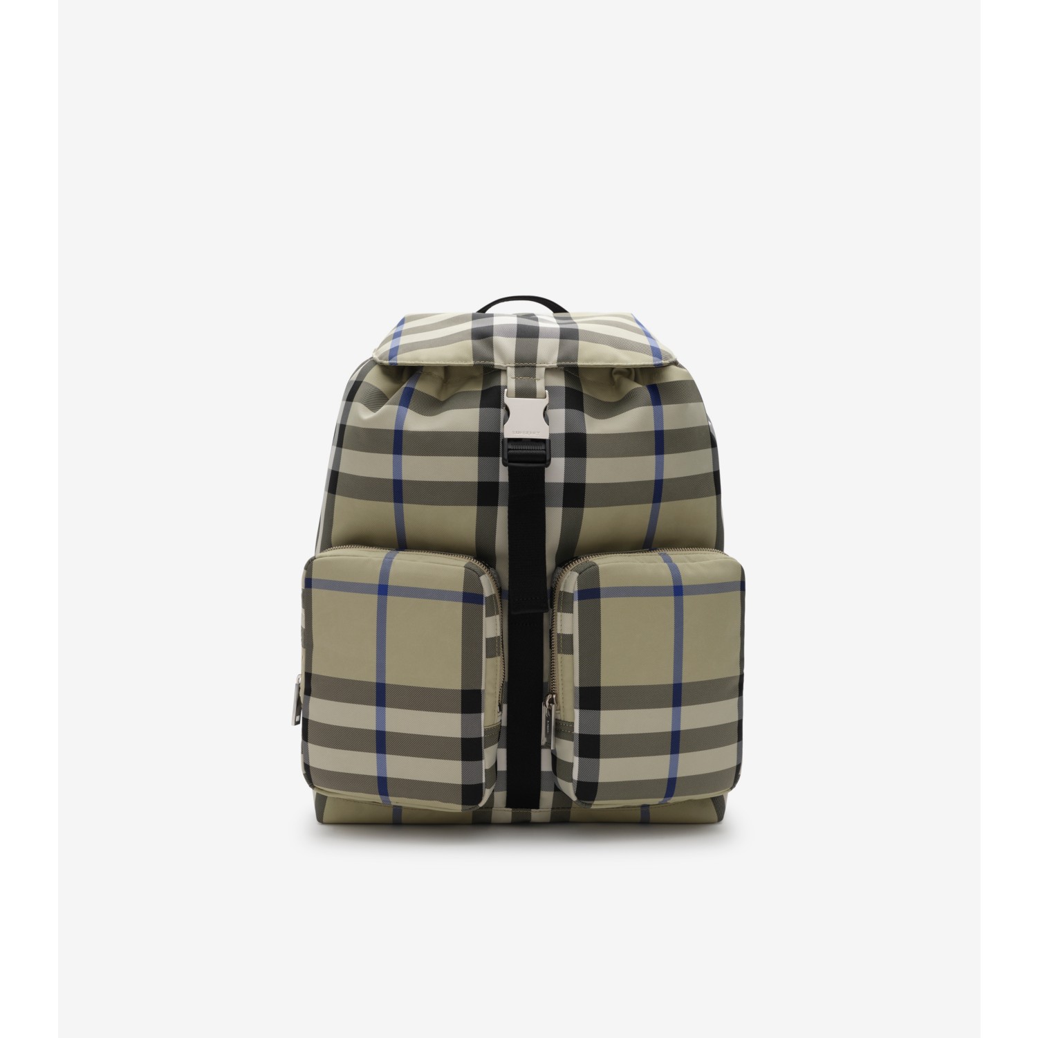 中号格纹双肩包