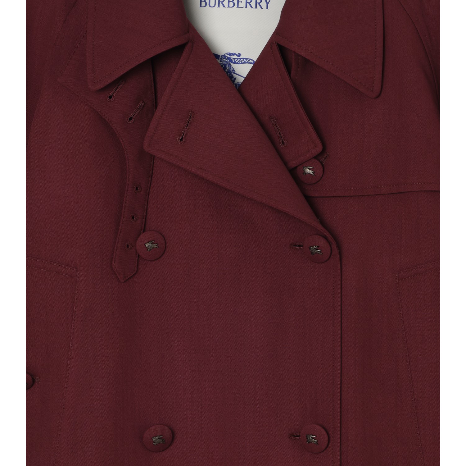 及腰短款羊毛 Mayfair Trench 外套