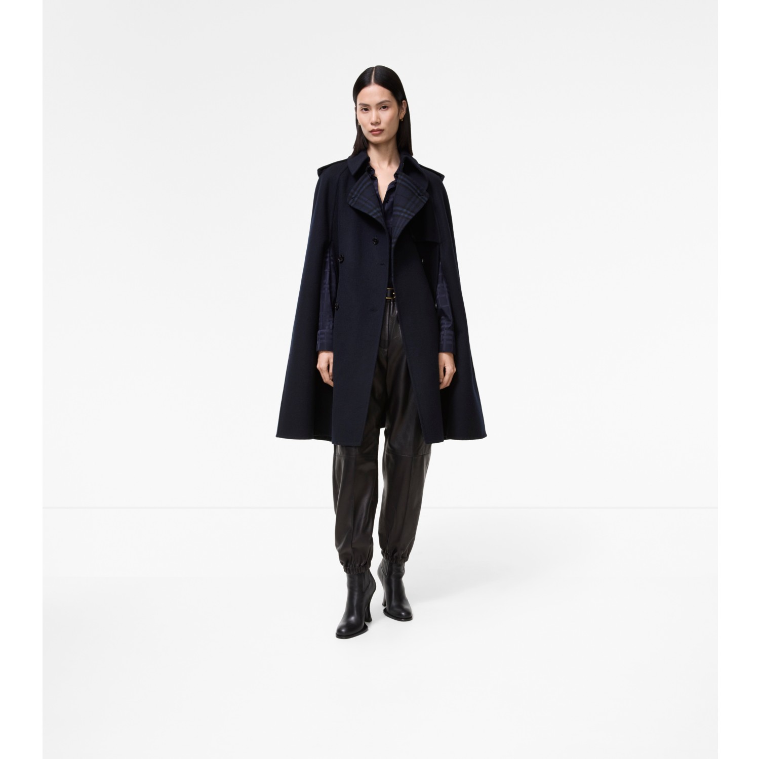 羊毛 Belmont Trench 斗篷