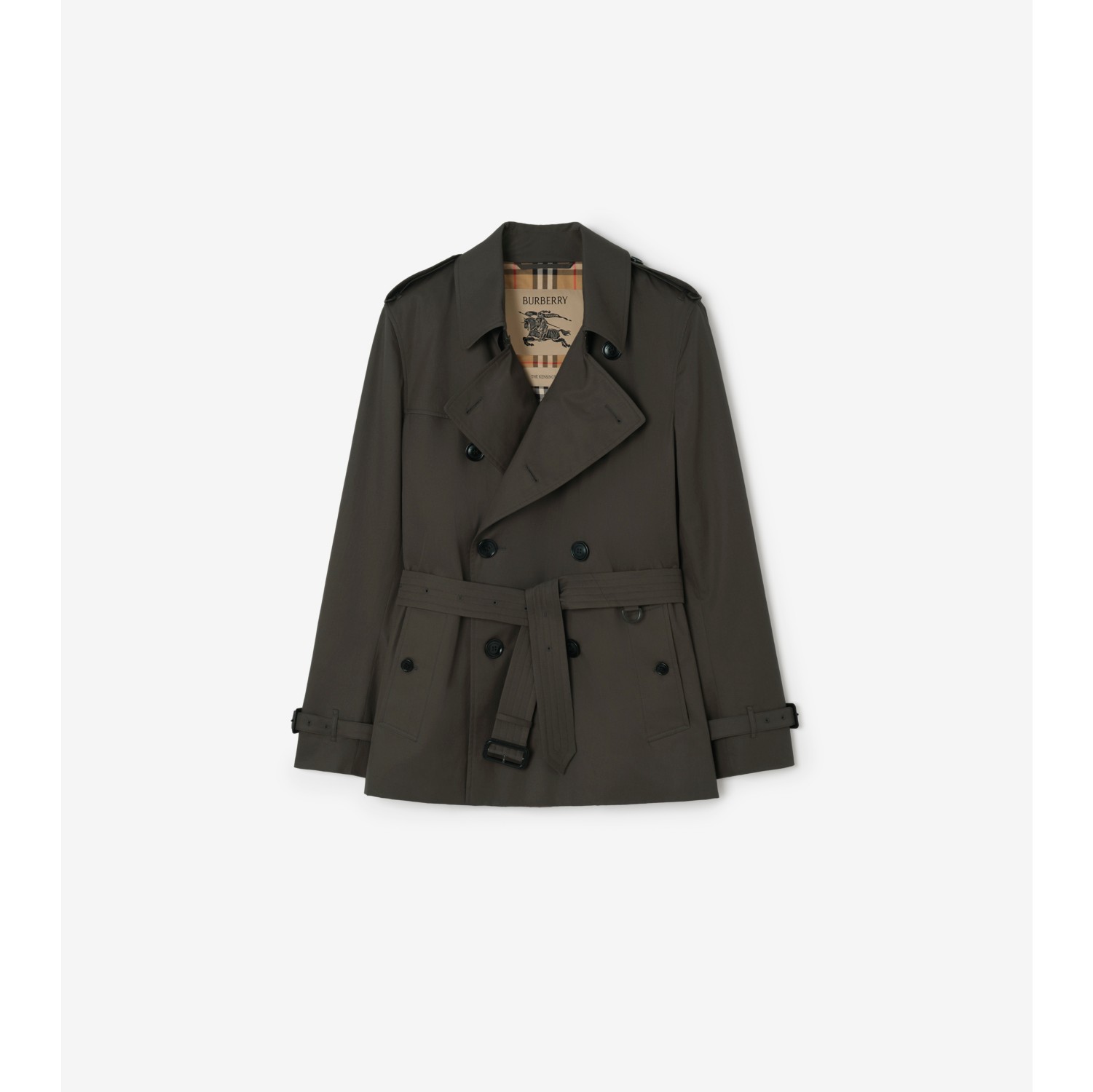 肯辛顿版型 – 利落短款轻薄嘎巴甸 Trench 风衣