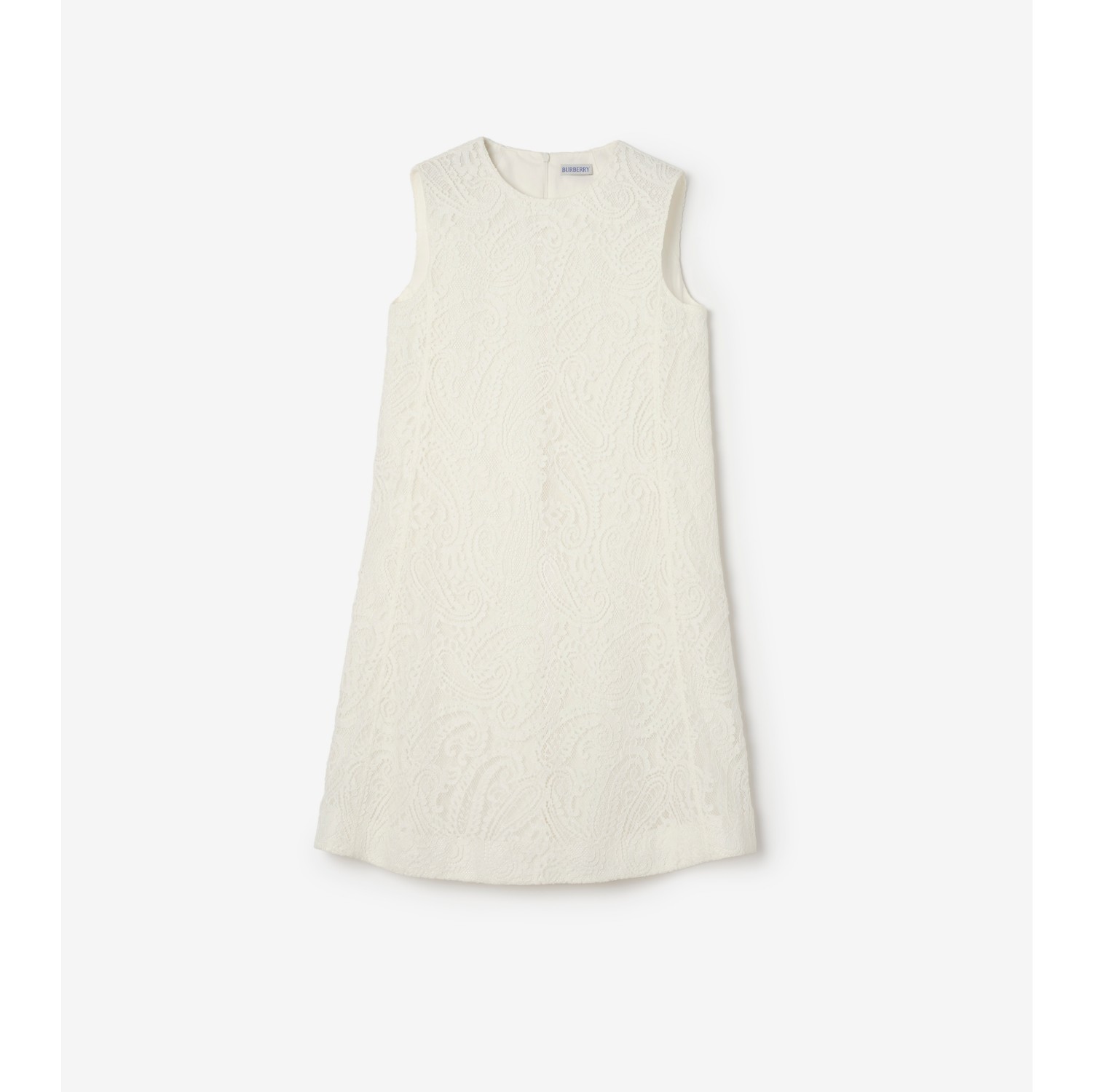 佩斯利蕾丝直筒连衣裙