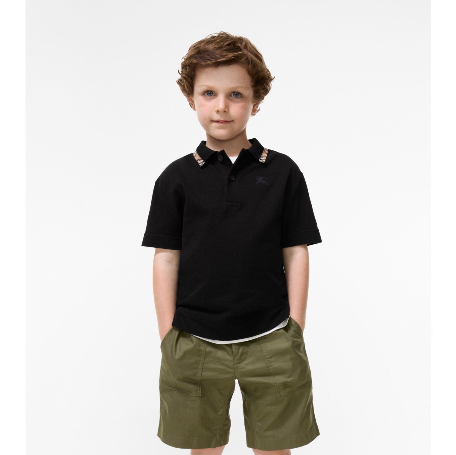 棉质珠地网眼布 Polo 衫
