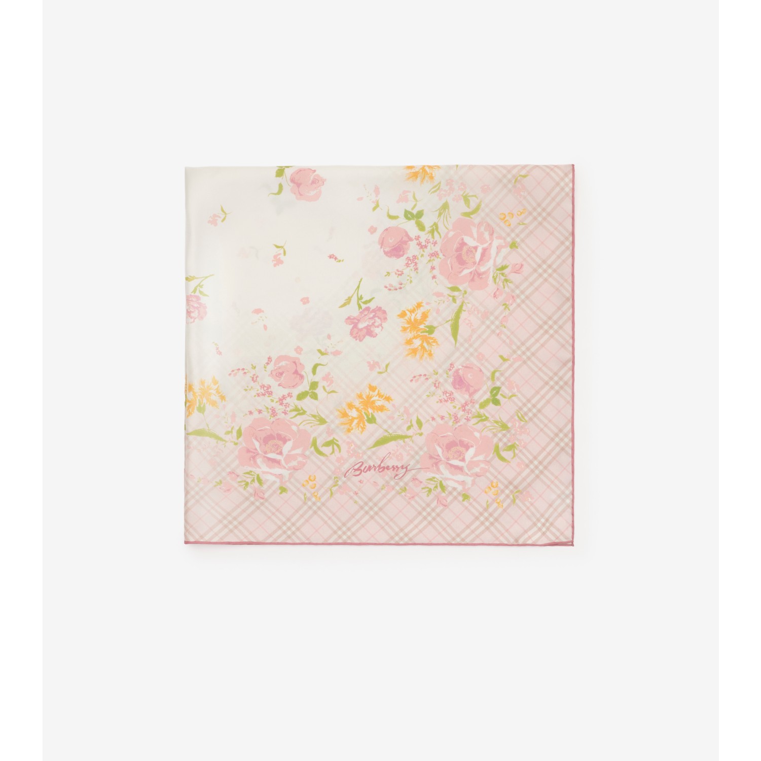 花园派对印花丝巾