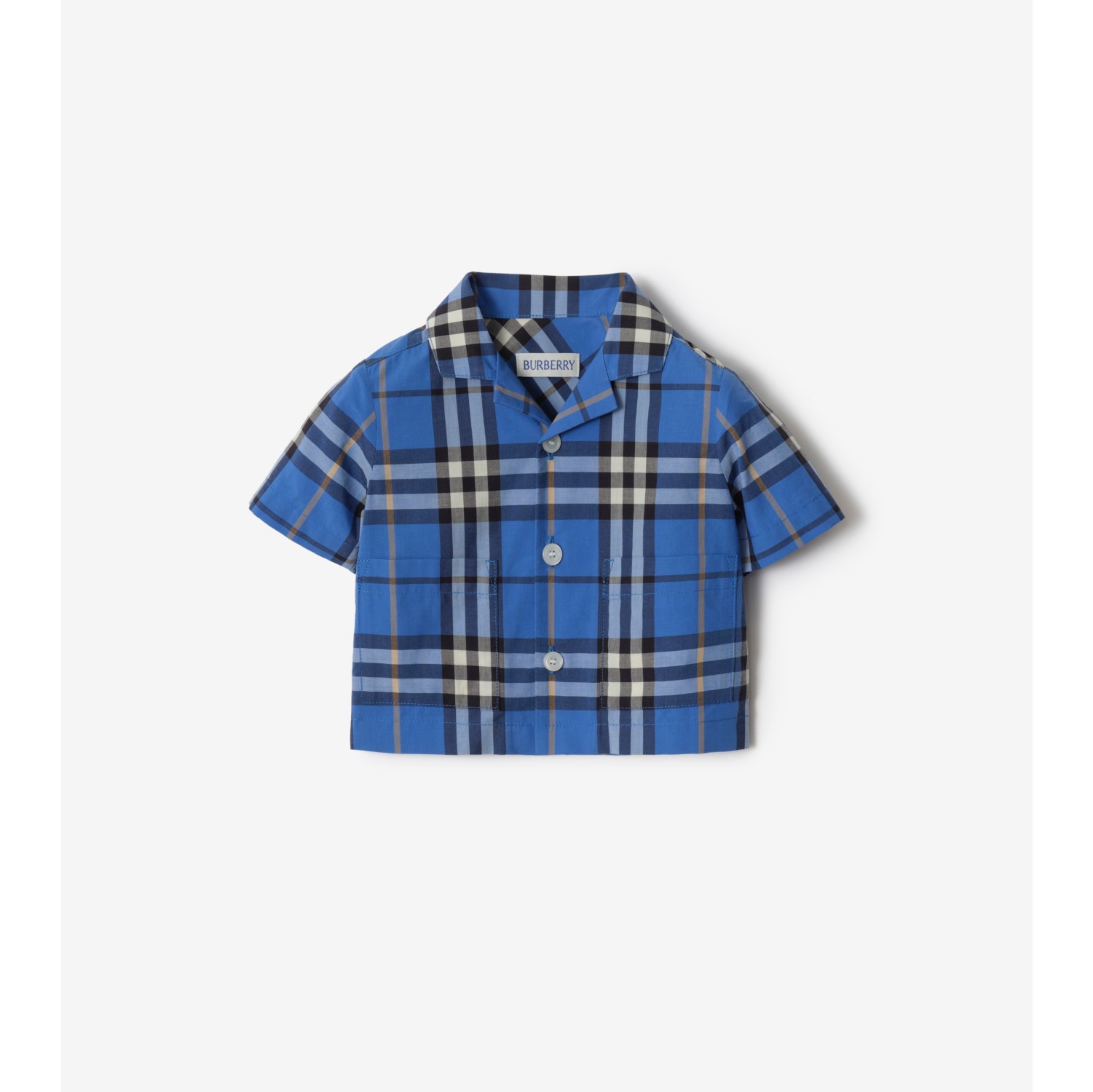 格纹棉质两件套