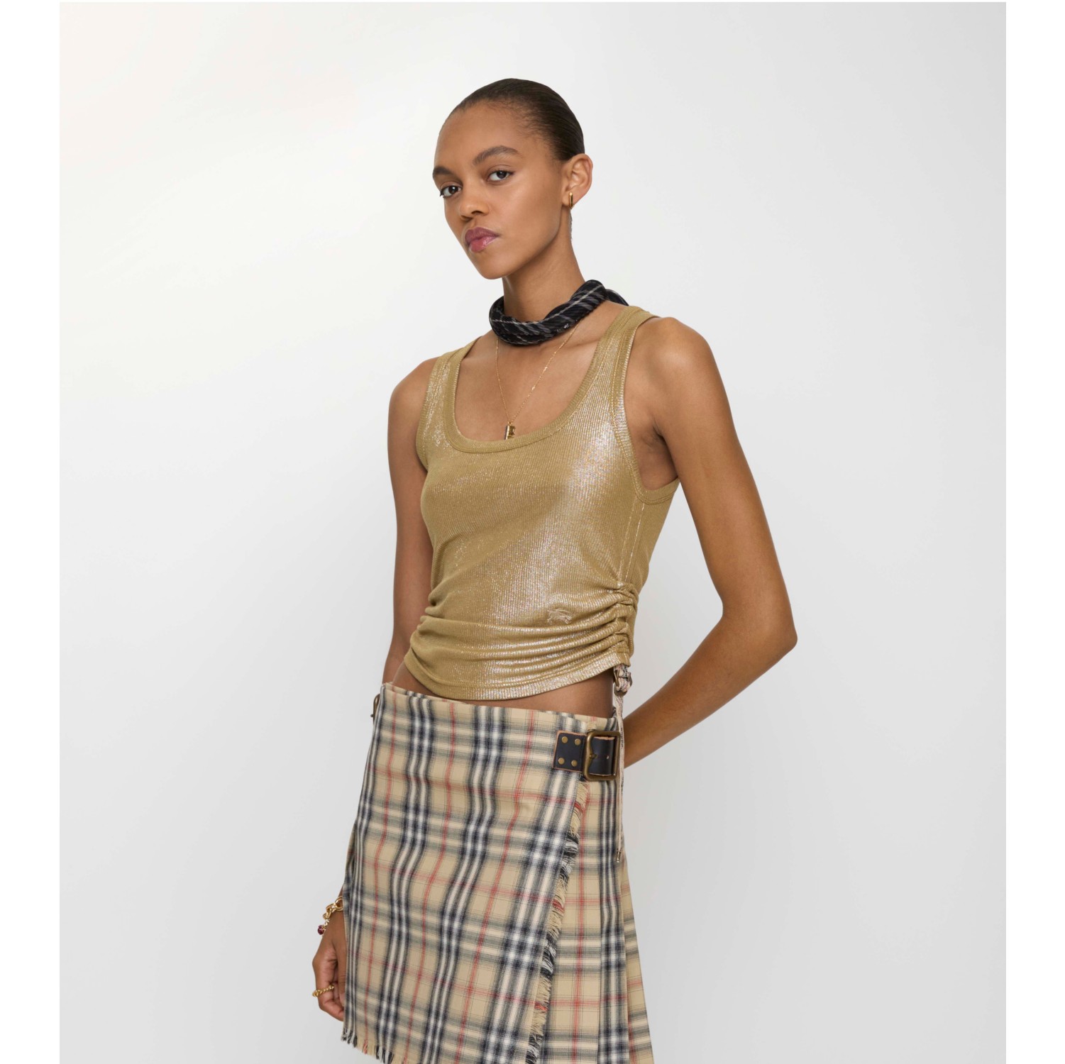 佳节设计粘胶纤维背心