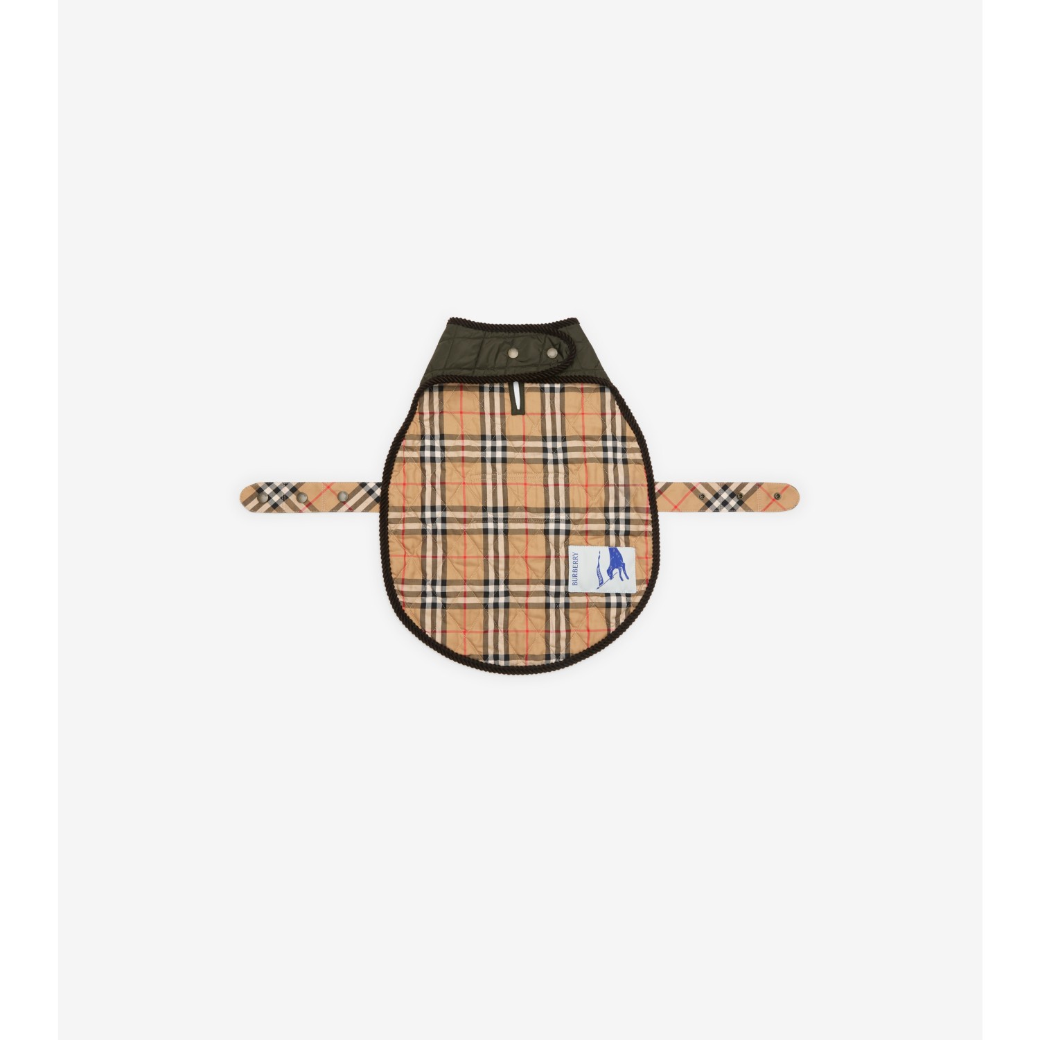 绗缝尼龙宠物犬用外套