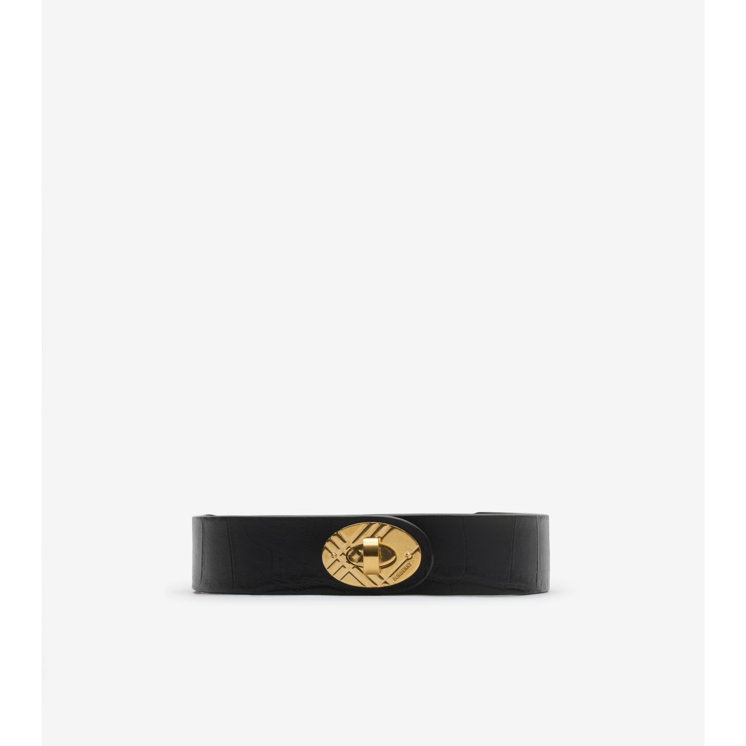 鳄鱼纹质感皮革 Cotswolds 腰带