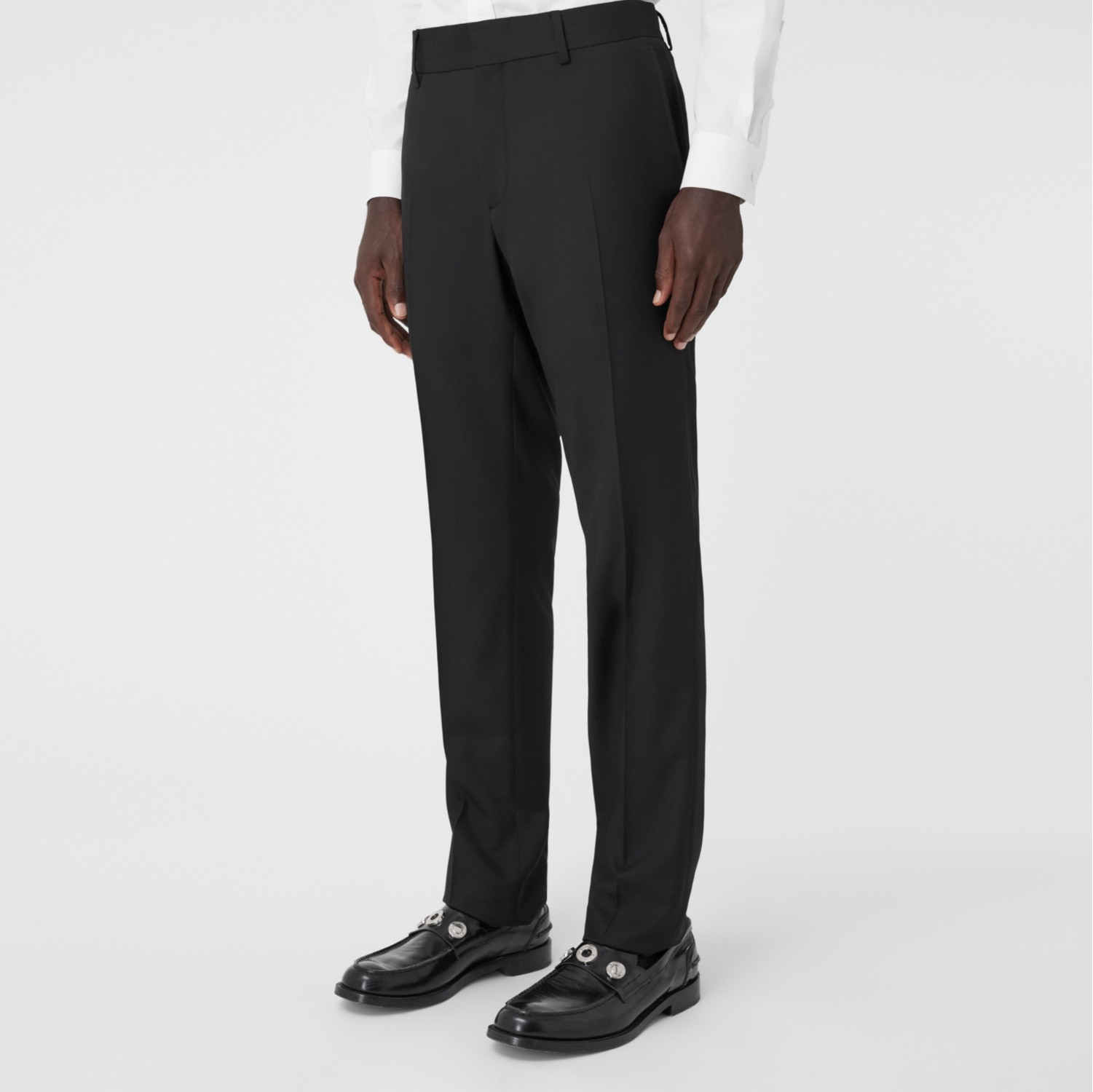 修身剪裁羊毛量裁长裤