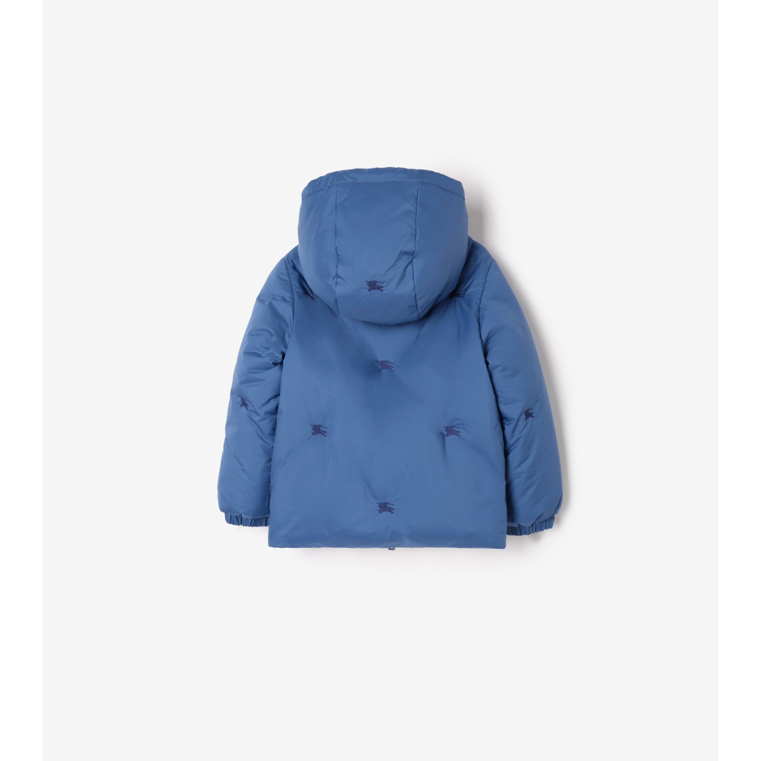 双面两穿格纹羽绒服
