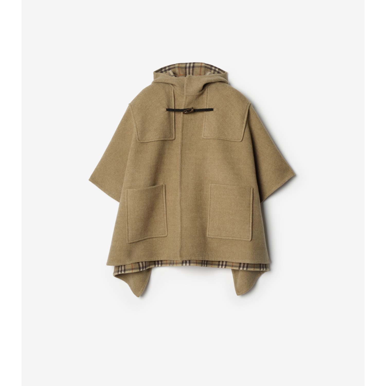 羊毛牛角扣斗篷