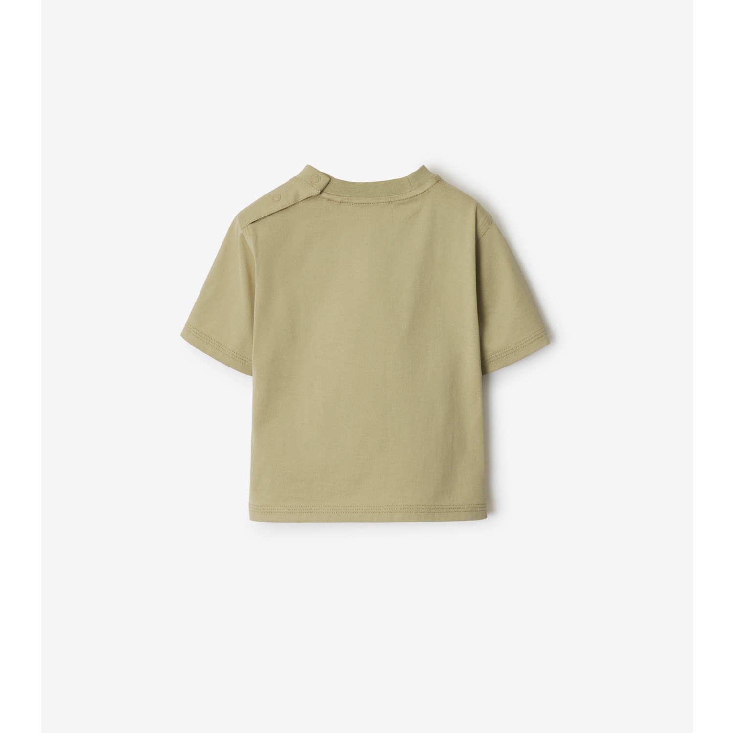 雏菊徽标印花棉质 T 恤衫