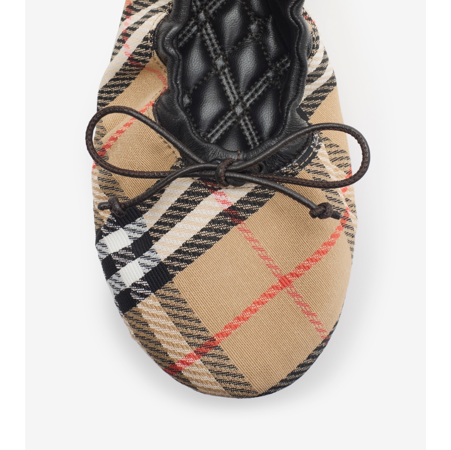 格纹 Fawn 芭蕾鞋