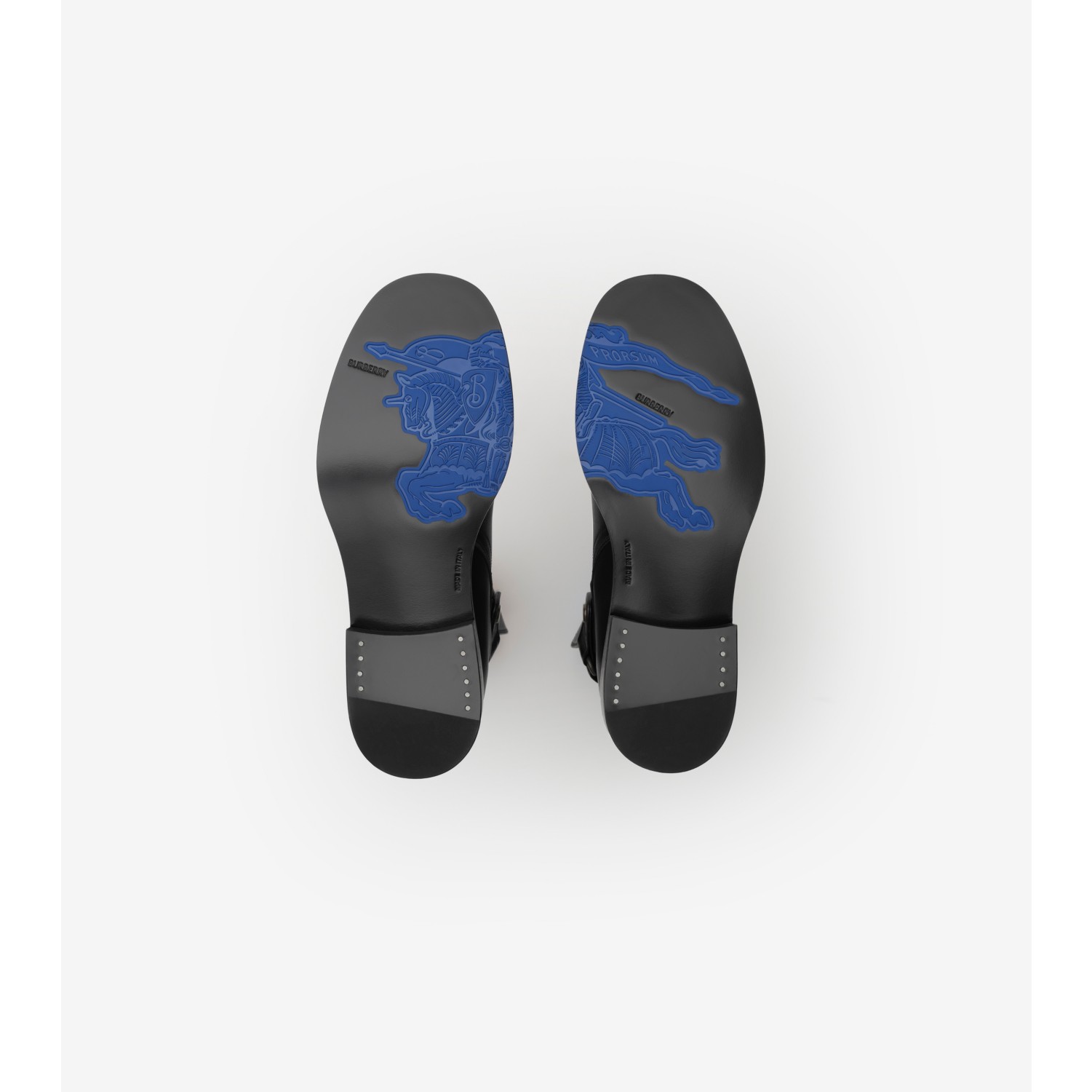 皮革 Ledger 骑士靴