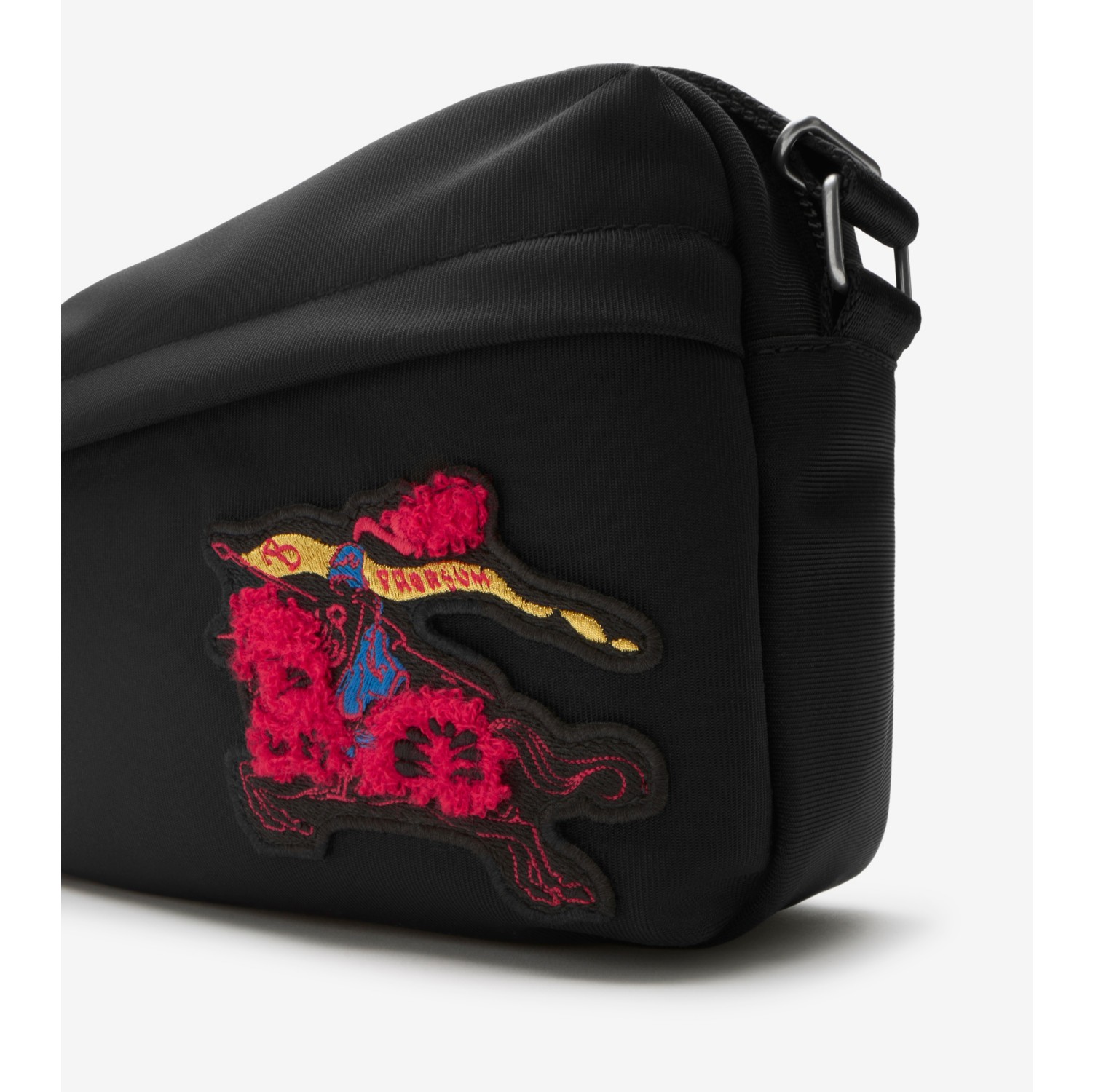 马术骑士徽标斜背包