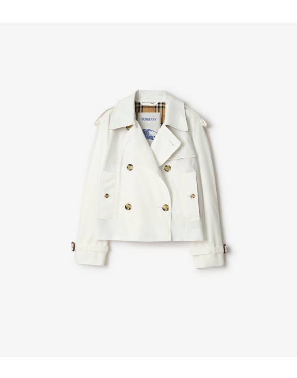 及腰短款轻薄嘎巴甸 Mayfair Trench 外套