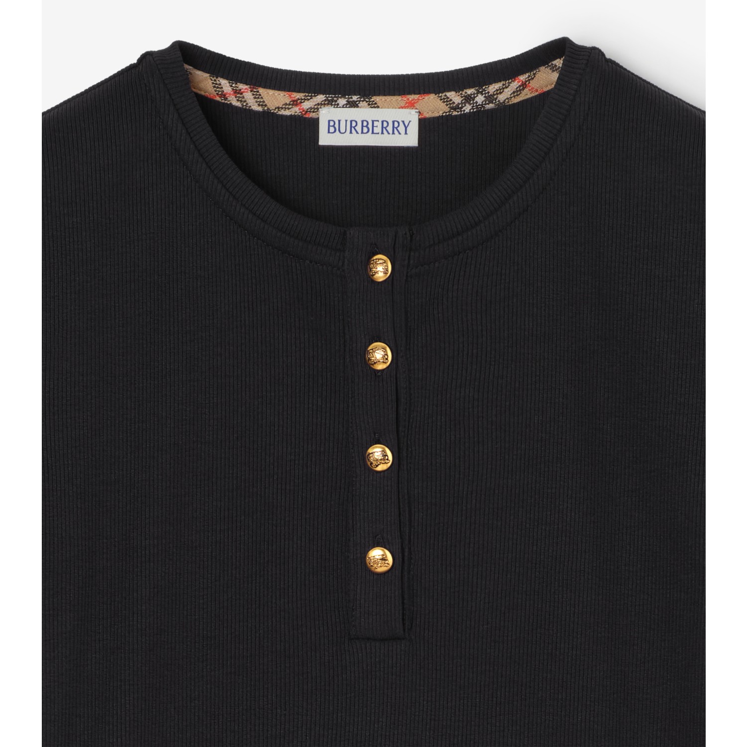 短款棉质 T 恤衫