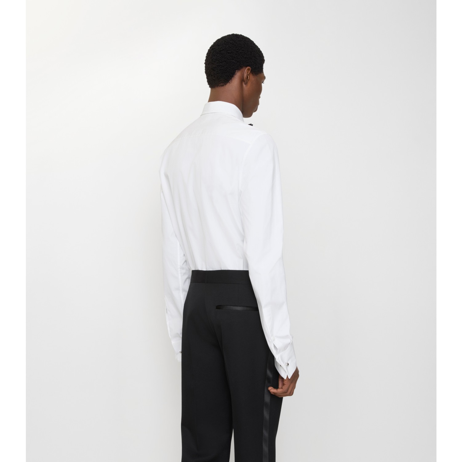 修身版型棉质晚宴衬衫