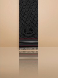Montage Wool Silk Jacquard Scarf