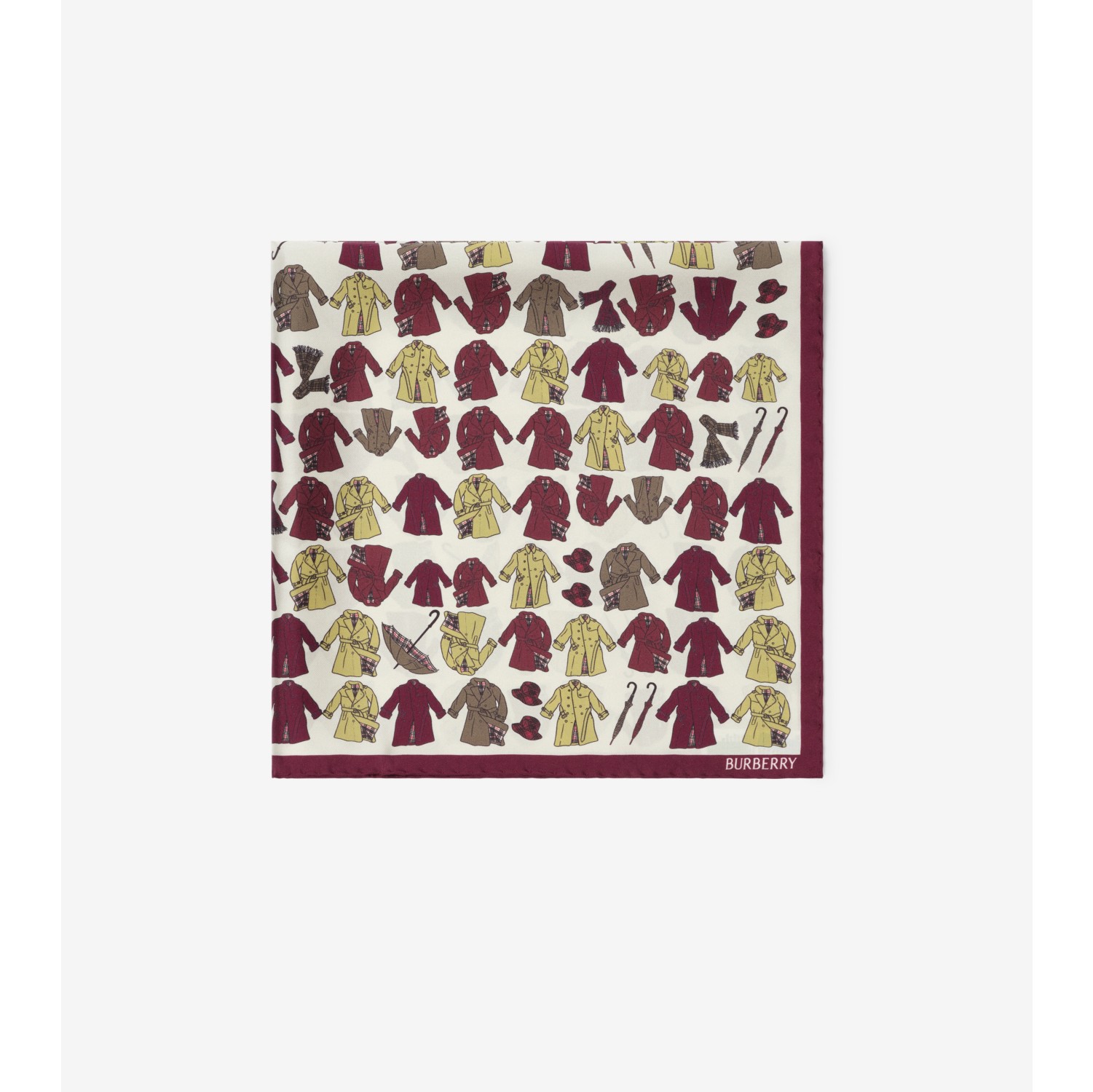 Trench 风衣印花丝巾