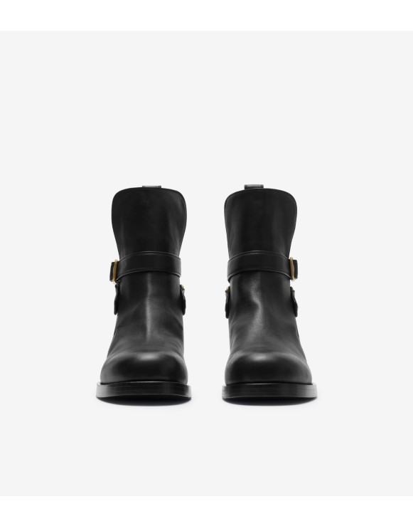 BURBERRY 2WAYブーツ 5 黒 スエード レザー 脱着式 品牌男士靴款| Burberry® 博柏利官网