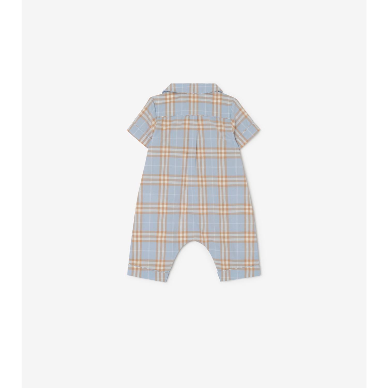 格纹棉质连身衣