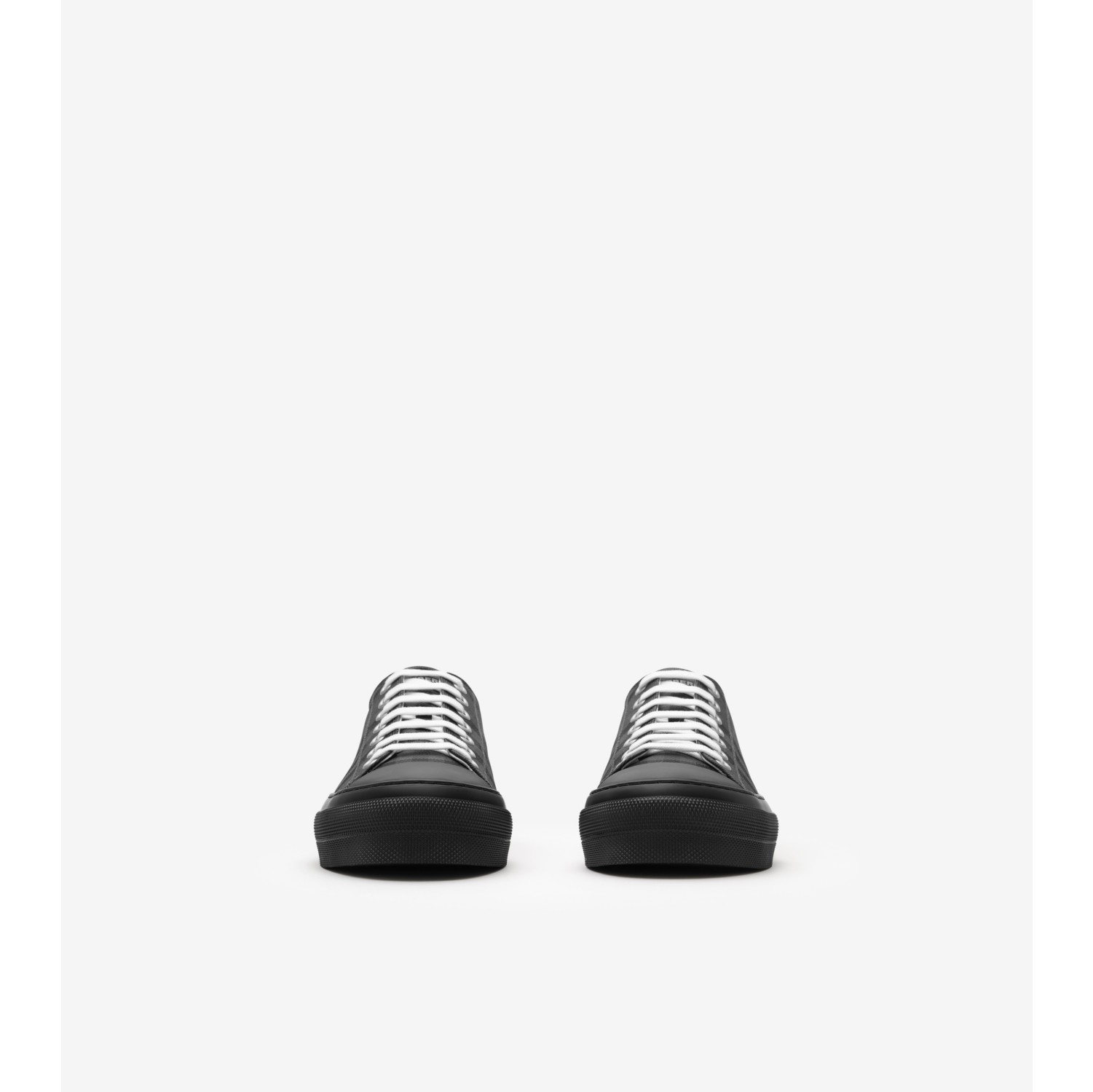 格纹尼龙混纺运动鞋