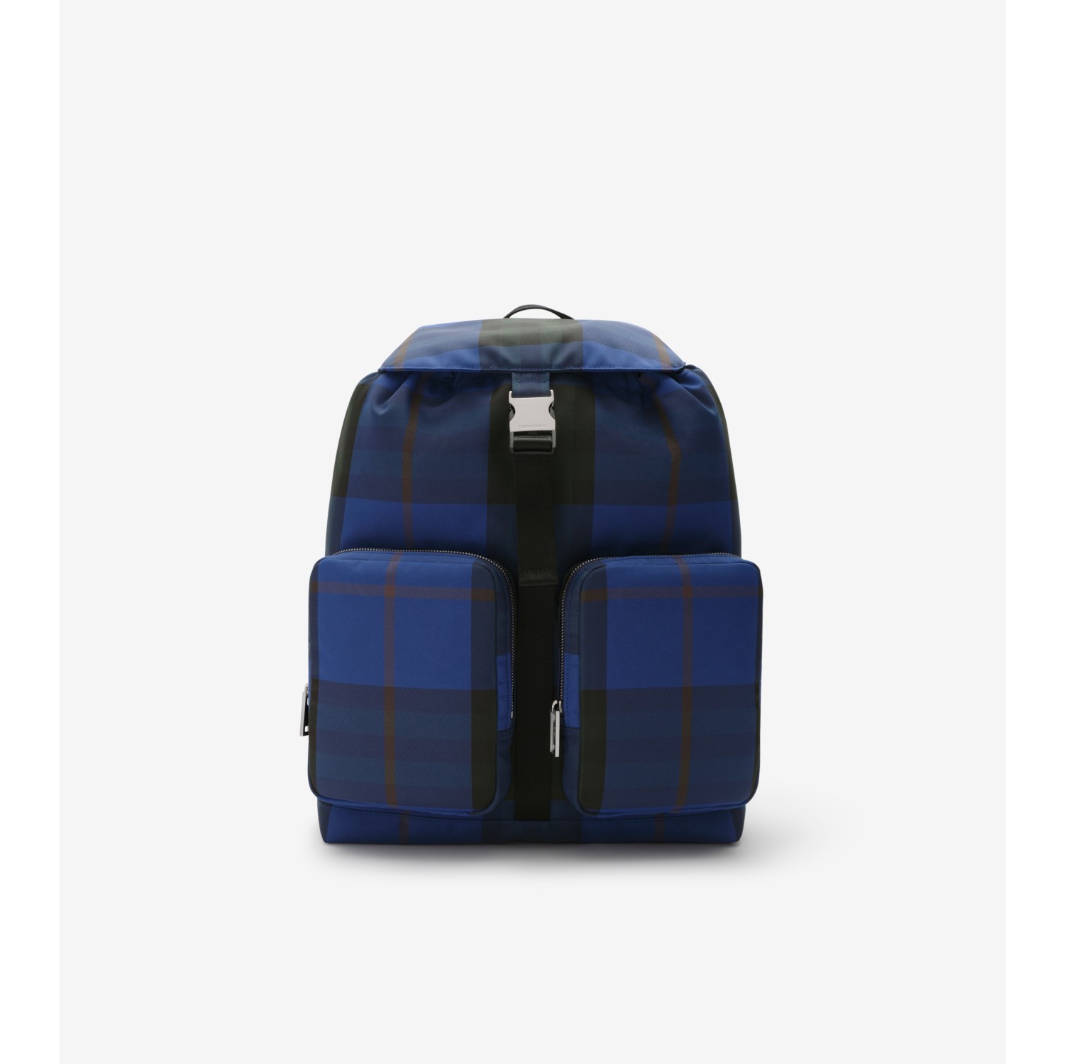 中号格纹双肩包