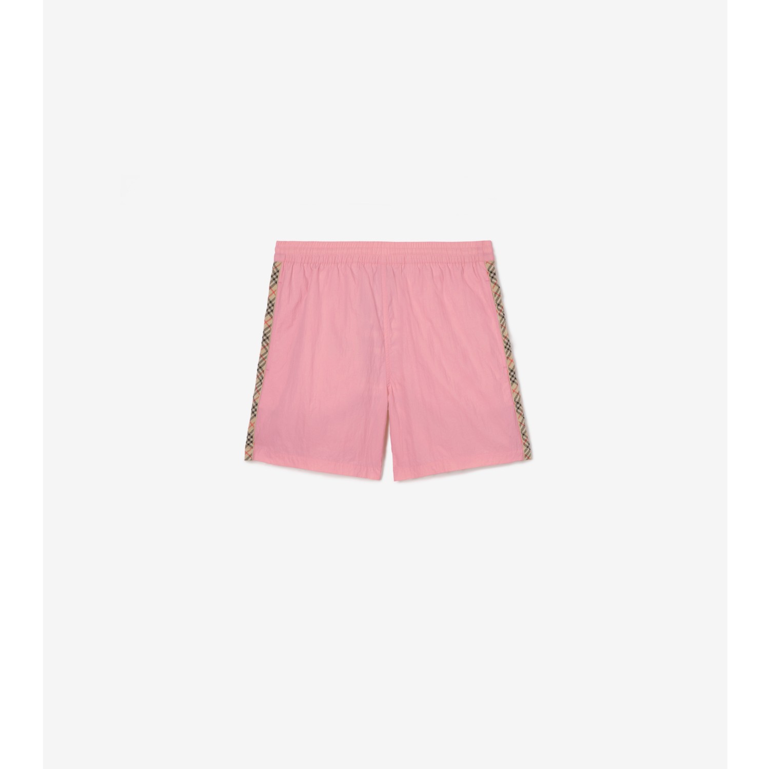 格纹装饰游泳裤