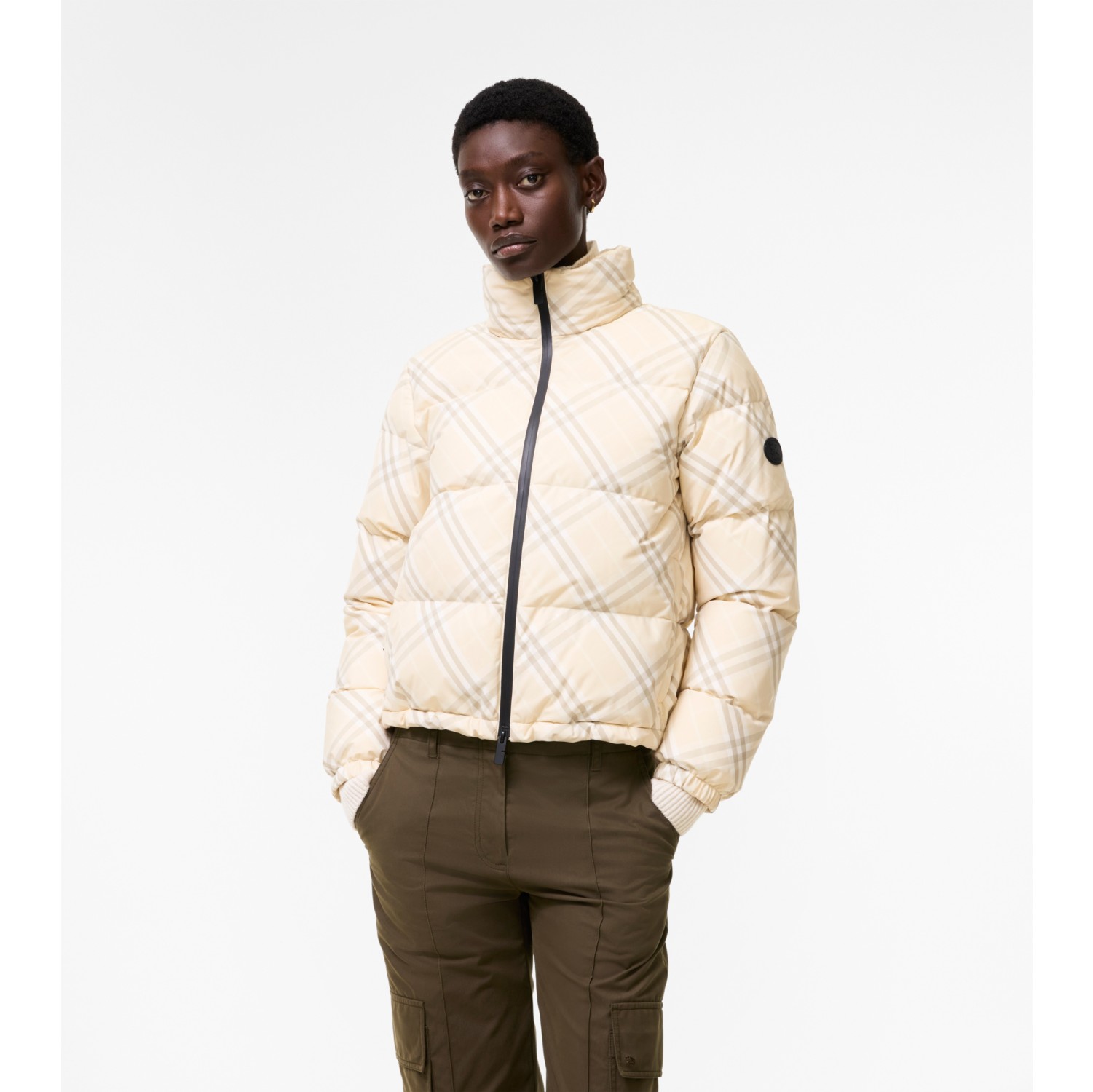格纹 Ambleside 羽绒服