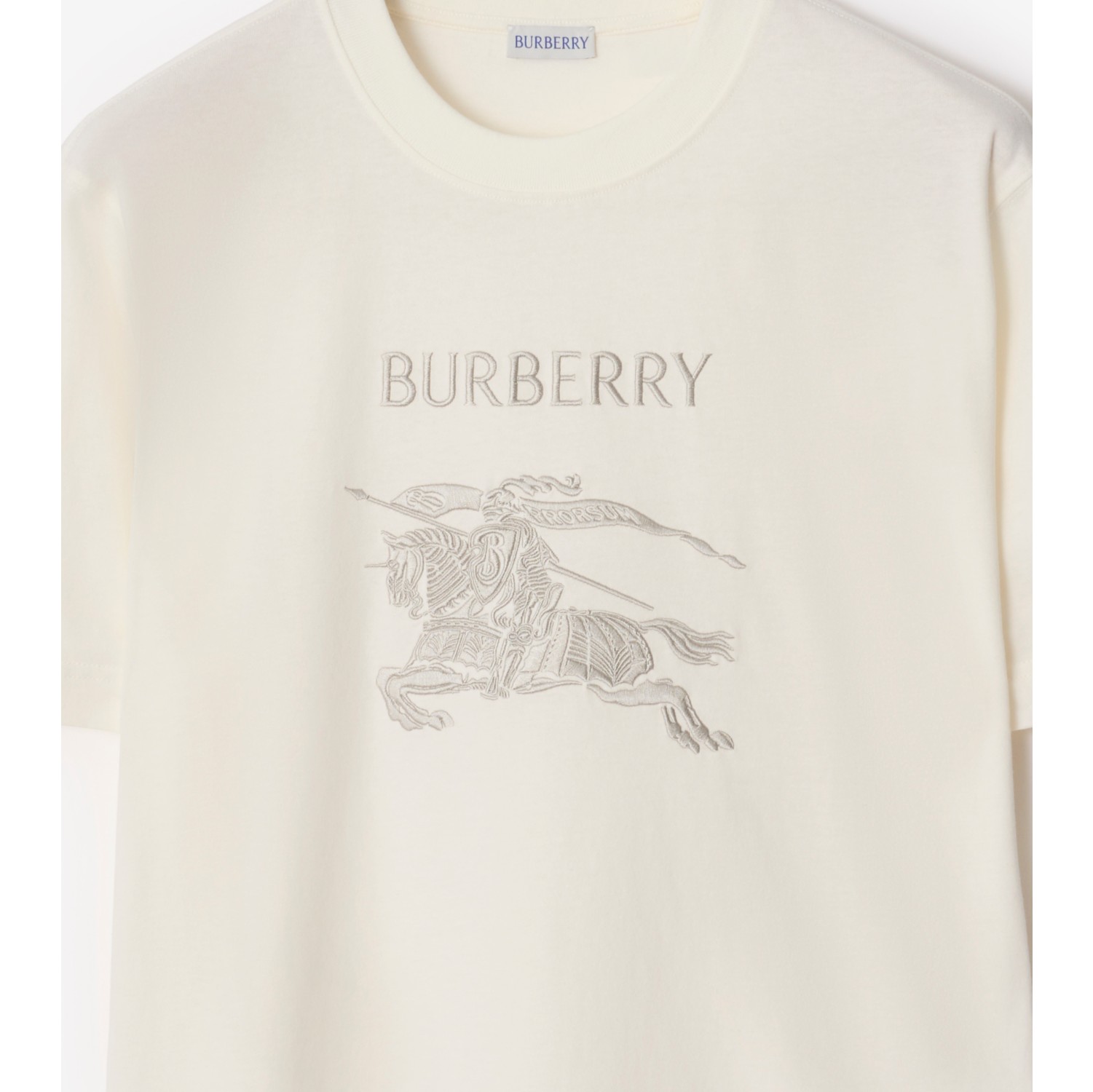 马术骑士徽标棉质 T 恤衫